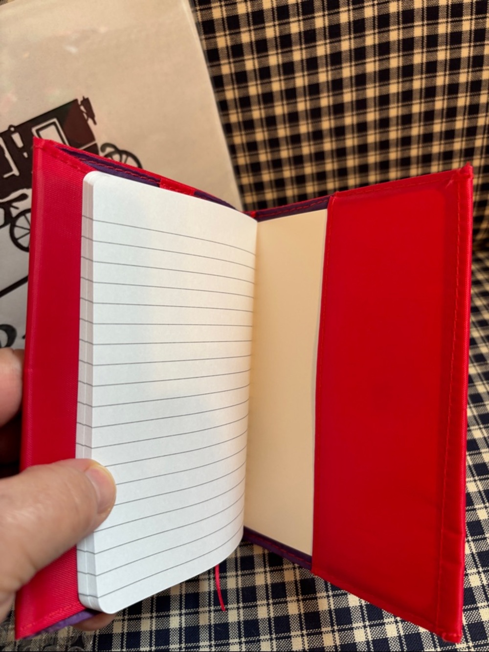 Coach Red Signature Notebook cover  with Logo and coach pen - Picture 4 of 10
